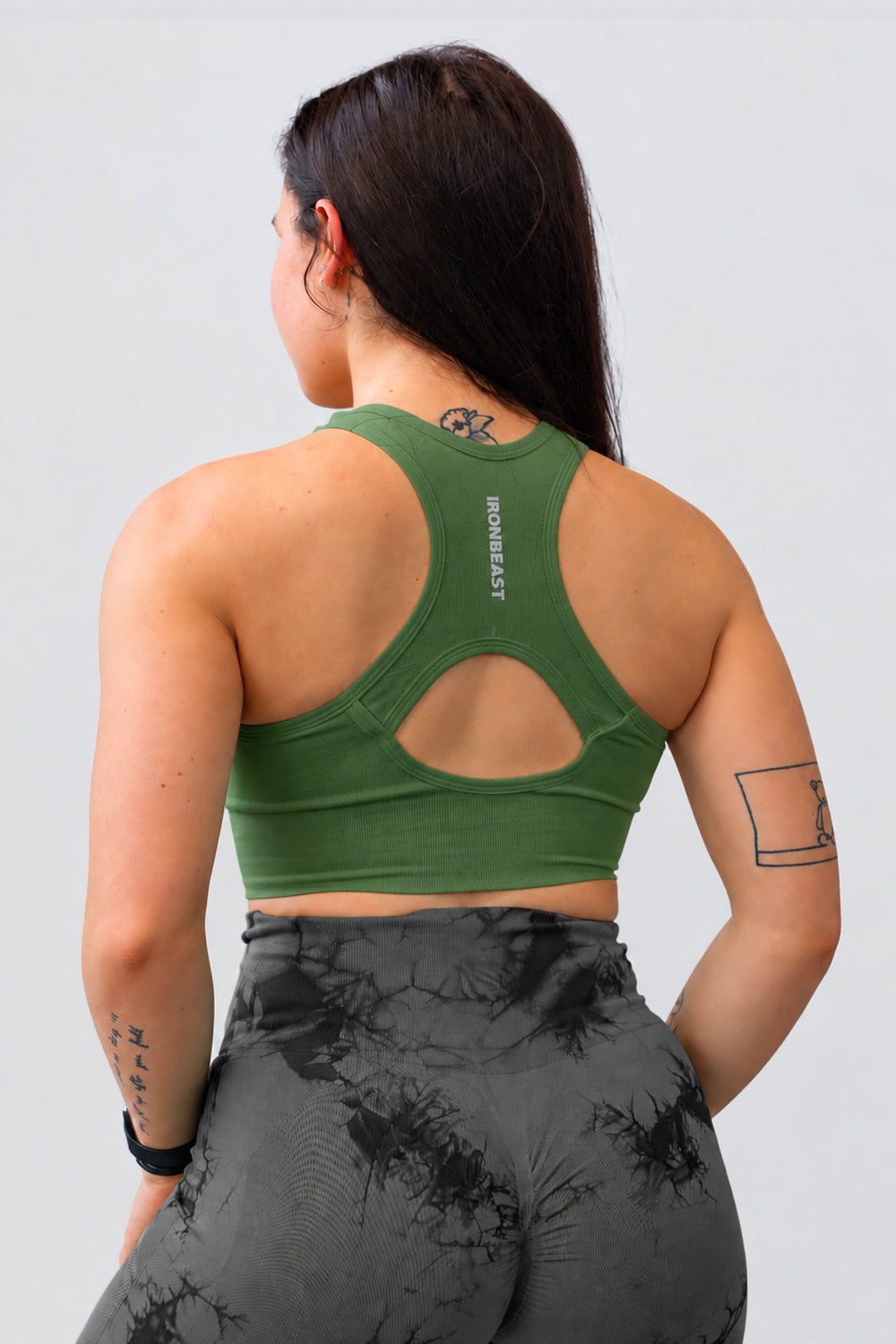 Zipped Sports Bra