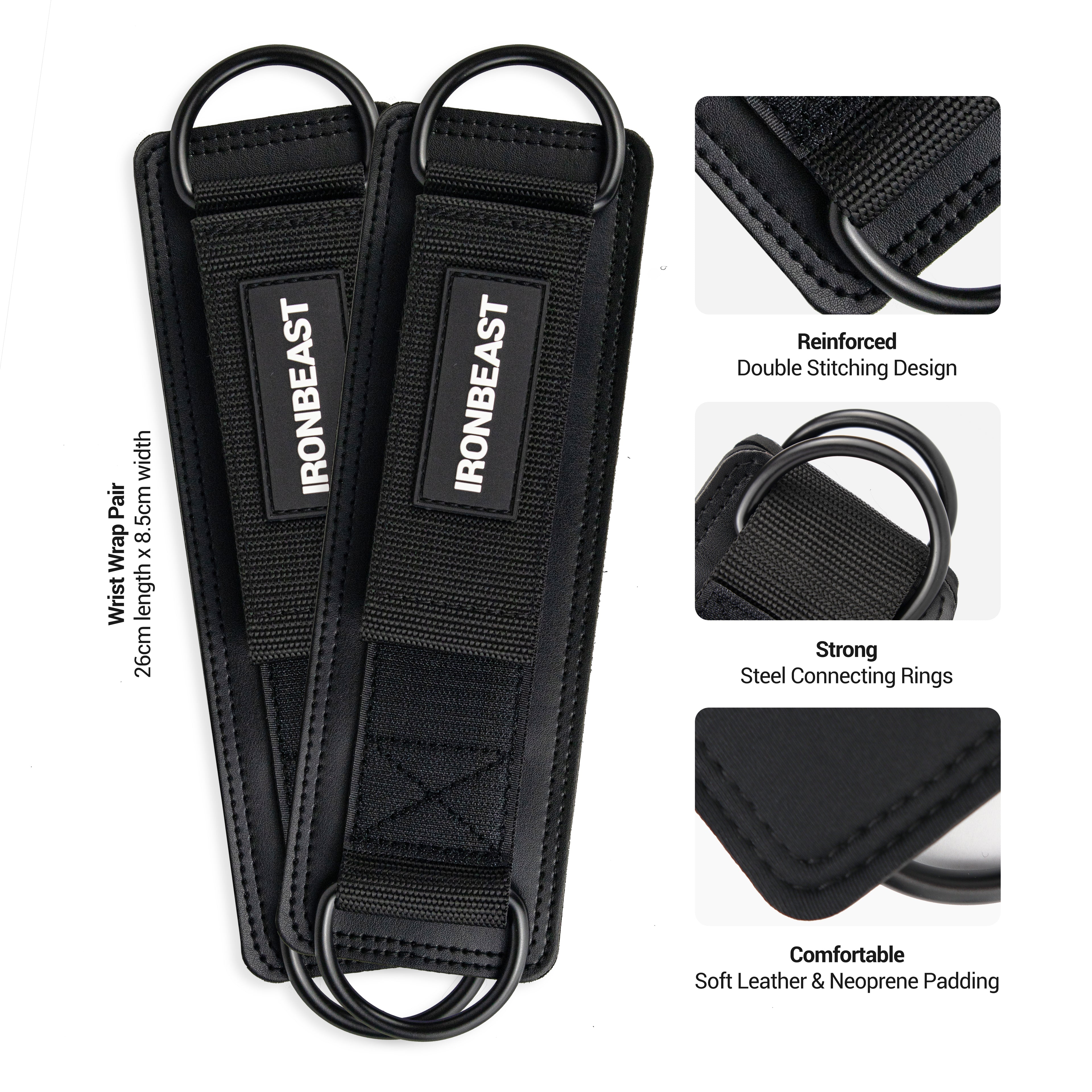 Ankle & Wrist Cuffs Pair